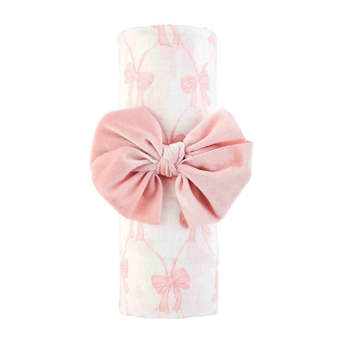 Bow sales swaddle girl